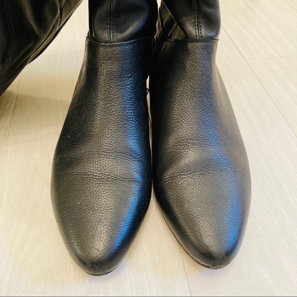 French Connection Black Over the Knee Boots - Picture 8 of 9